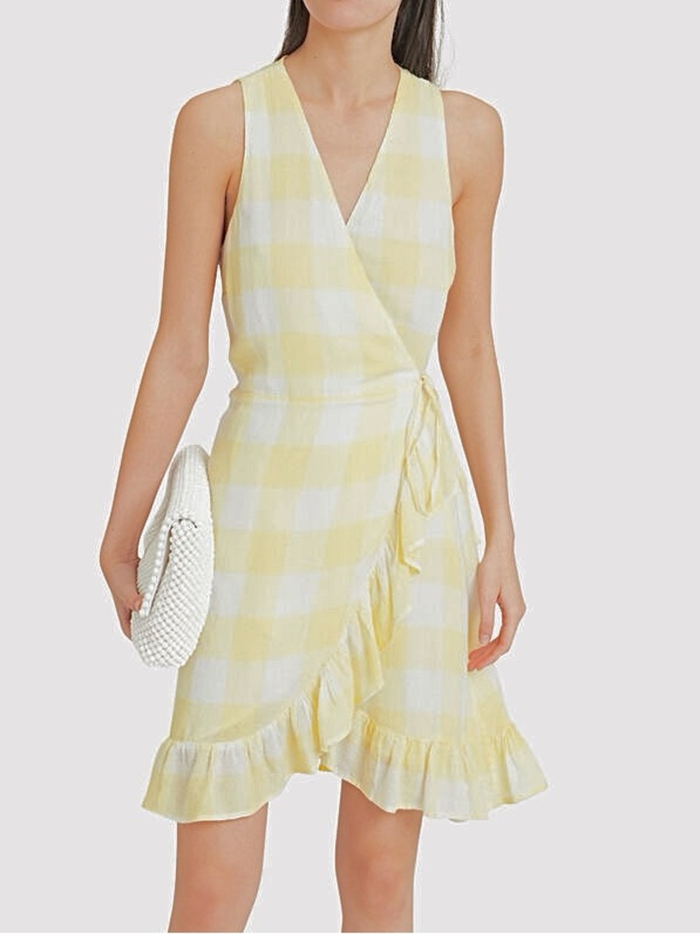 Rails Madison Limoncello Wrap Dress XS